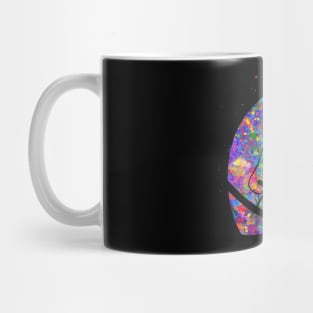 American Football ball watercolor Mug